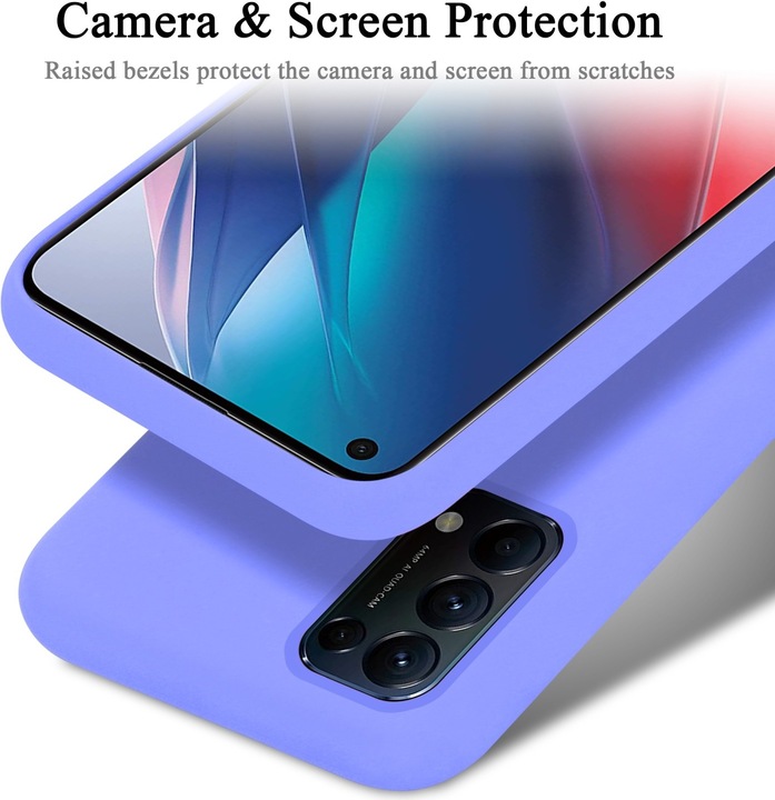 Actual product image Cadorabo TPU Liquid Silicone Case Cover (Oppo Find X3 Lite)