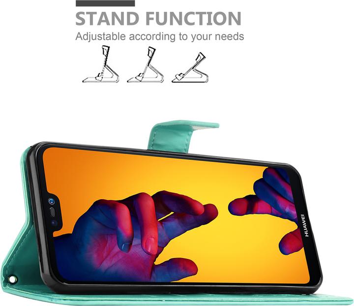 Image du produit Cadorabo Pochette Flower Book (Huawei Nova 3E)