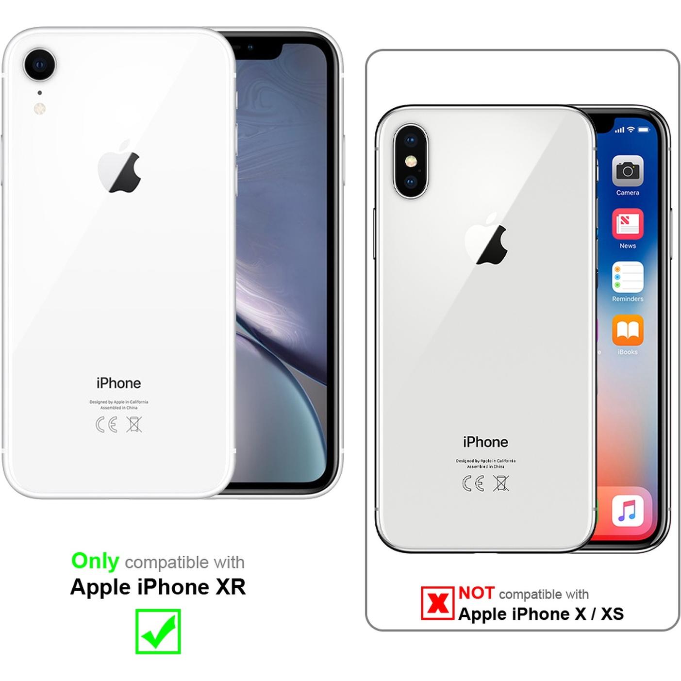 Thumbnail - Cadorabo TPU Liquid Ring Silicone Case Hülle (Apple iPhone XR), Smartphone Hülle, Schwarz