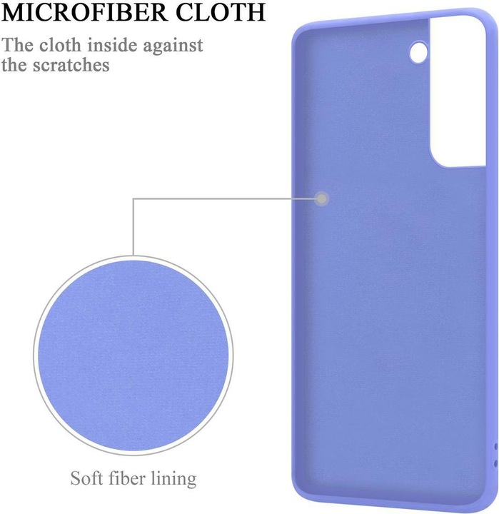Actual product image Cadorabo TPU Liquid Ring Silicone Case Cover (Samsung Galaxy S21 5G)