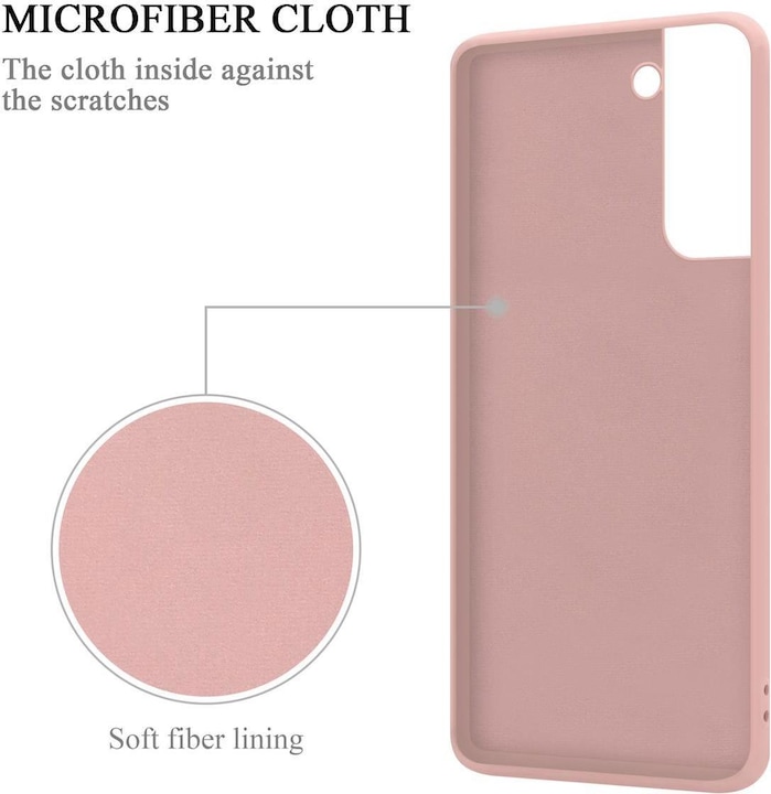 Actual product image Cadorabo TPU Liquid Ring Silicone Case Cover (Samsung Galaxy S21 5G)