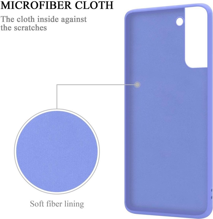 Actual product image Cadorabo TPU Liquid Ring Silicone Case Cover (Samsung Galaxy S21+)