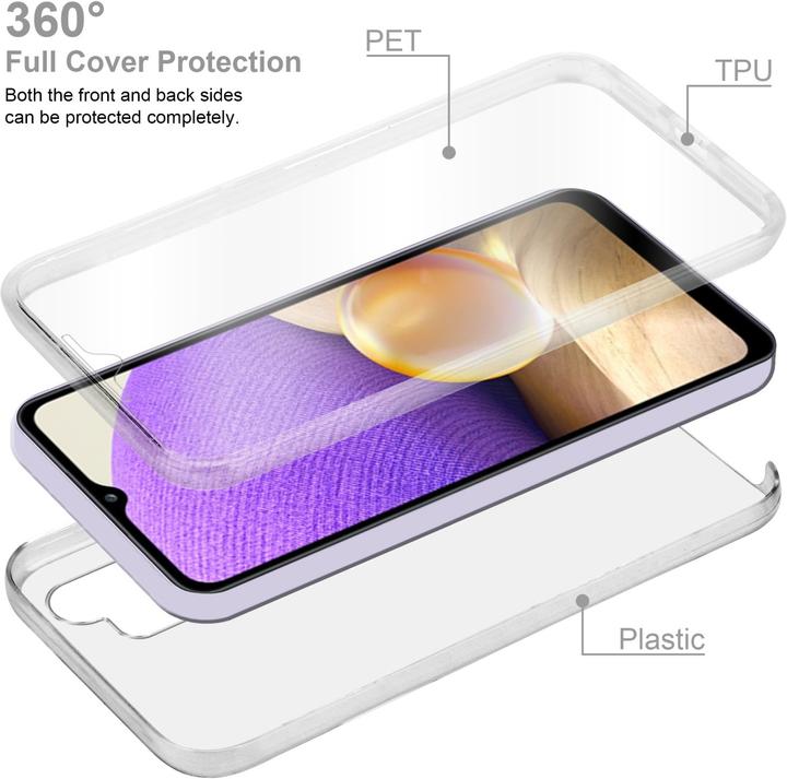 Produktbild Cadorabo TPU 360 Grad Case Hülle (Samsung Galaxy A33 5G)