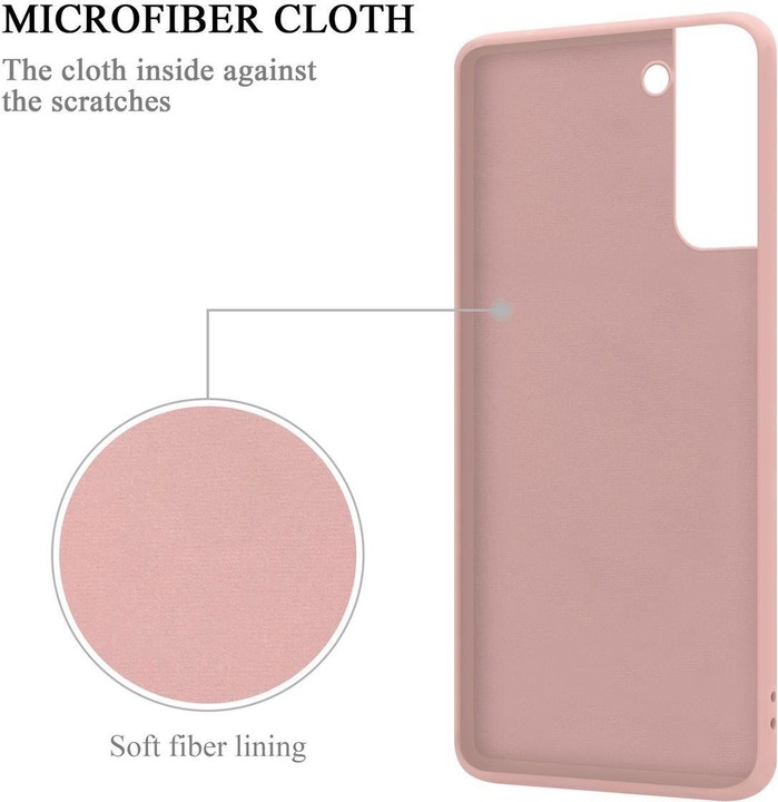 Actual product image Cadorabo TPU Liquid Ring Silicone Case Cover (Samsung Galaxy S21+)