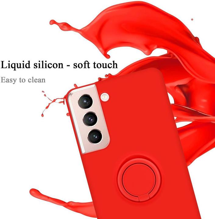 Actual product image Cadorabo TPU Liquid Ring Silicone Case Cover (Samsung Galaxy S21 5G)