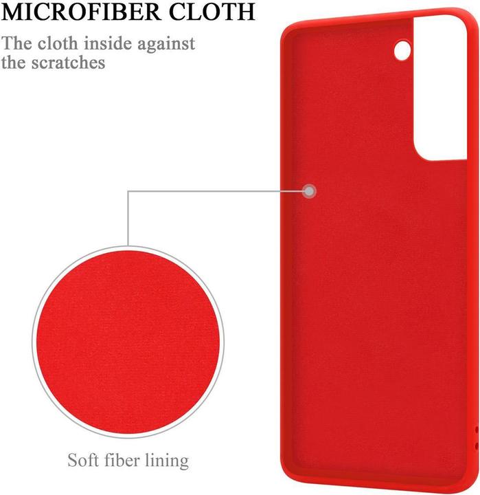 Actual product image Cadorabo TPU Liquid Ring Silicone Case Cover (Samsung Galaxy S21 5G)