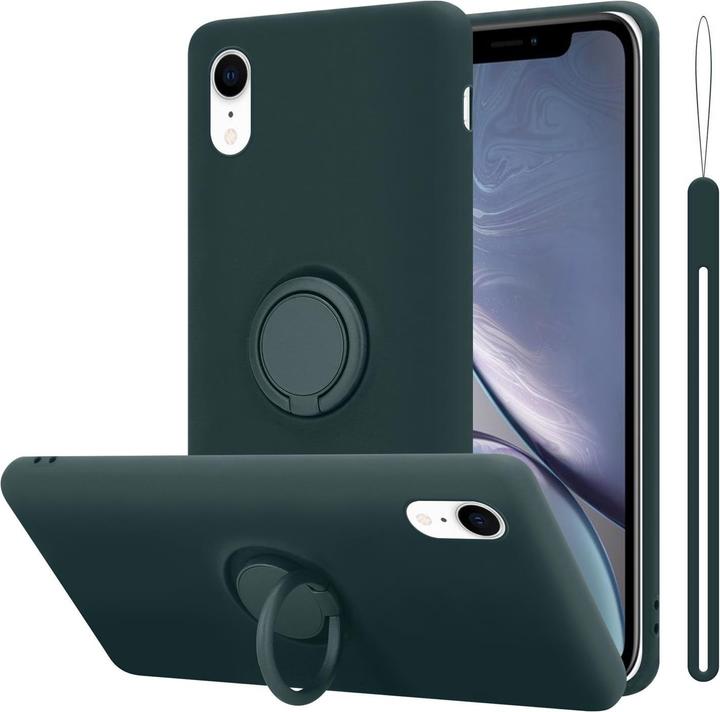 Actual product image Cadorabo TPU Liquid Ring Silicone Case Cover (Apple iPhone XR)