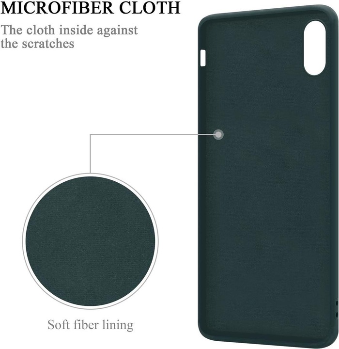 Actual product image Cadorabo TPU Liquid Ring Silicone Case Cover (Apple iPhone XR)
