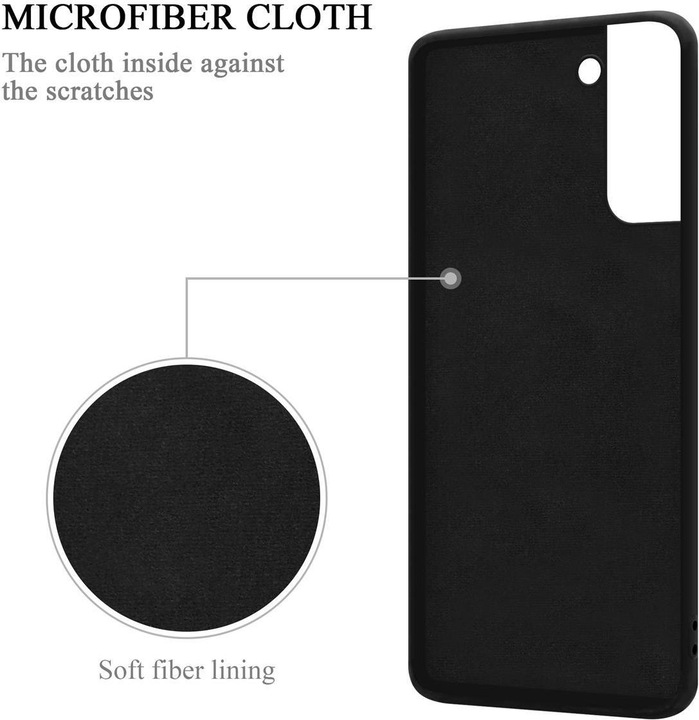 Actual product image Cadorabo TPU Liquid Ring Silicone Case Cover (Samsung Galaxy S21+)