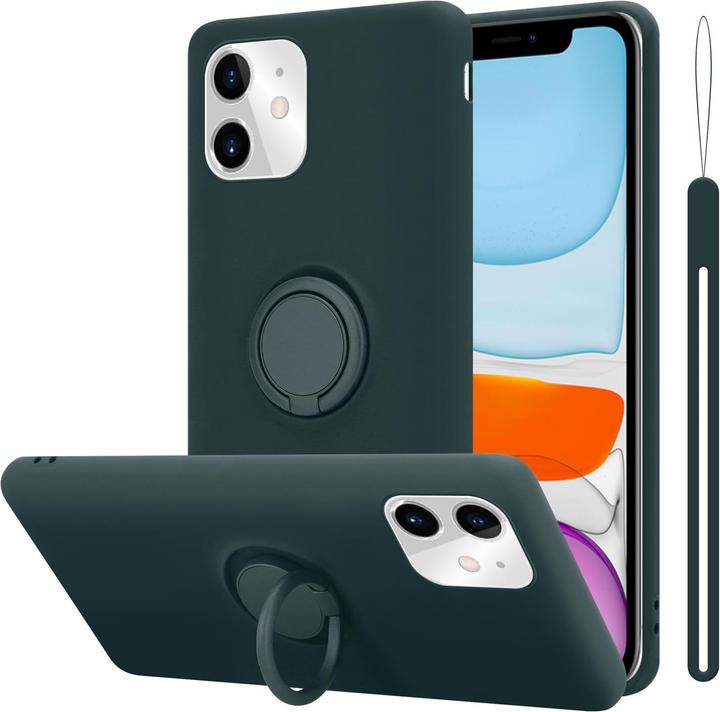 Actual product image Cadorabo TPU Liquid Ring Silicone Case Cover (Apple iPhone 11)