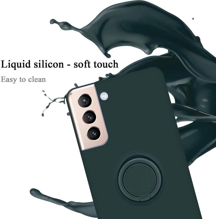 Actual product image Cadorabo TPU Liquid Ring Silicone Case Cover (Samsung Galaxy S21+)