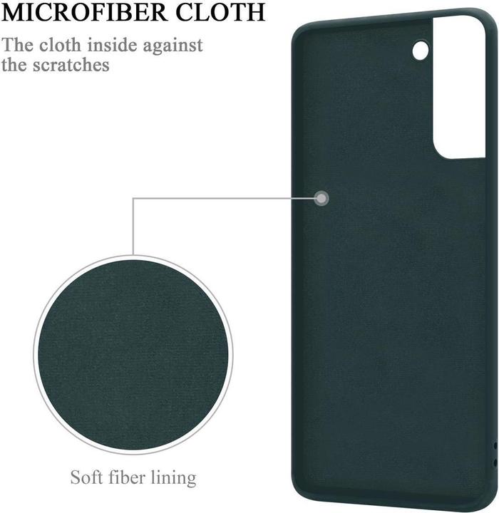 Actual product image Cadorabo TPU Liquid Ring Silicone Case Cover (Samsung Galaxy S21+)