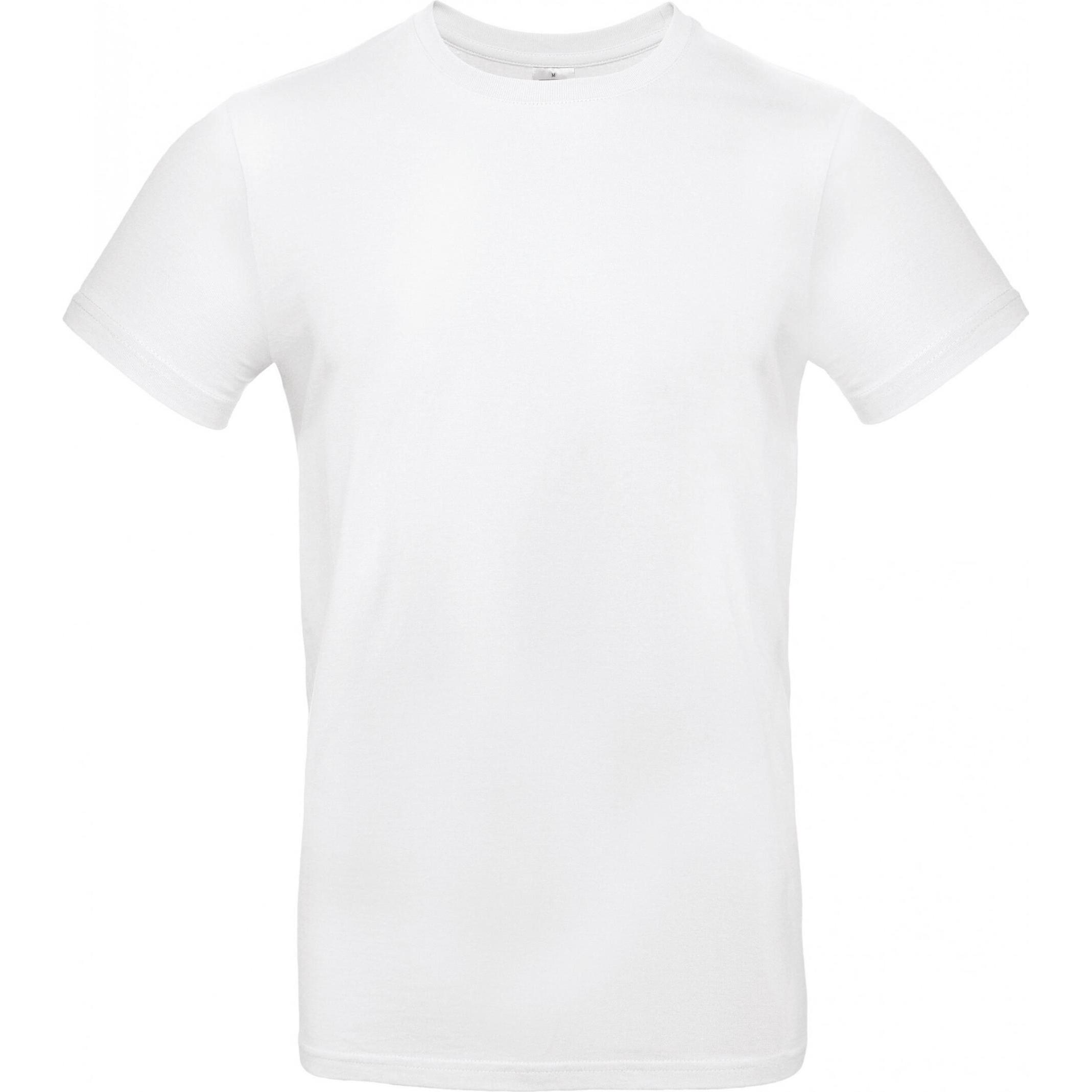 B&C, Herren, Shirt, E190, Weiss, (4XL)