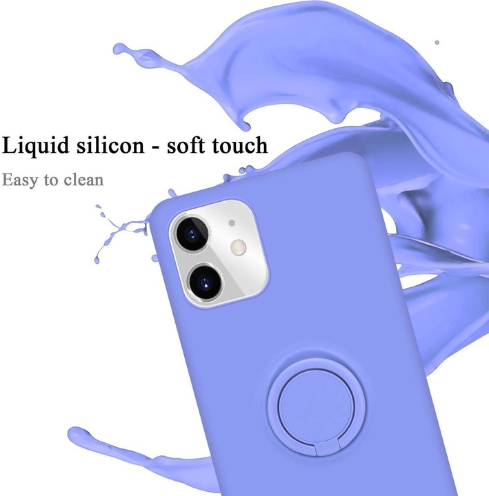 Actual product image Cadorabo TPU Liquid Ring Silicone Case Cover (Apple iPhone 11)