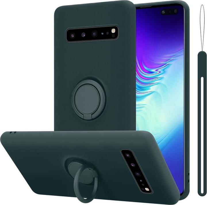 Actual product image Cadorabo TPU Liquid Ring Silicone Case Cover (Samsung Galaxy S10 5G)