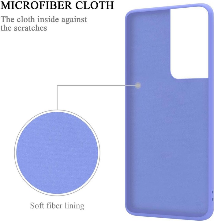 Actual product image Cadorabo TPU Liquid Ring Silicone Case Cover (Samsung Galaxy S21 Ultra)