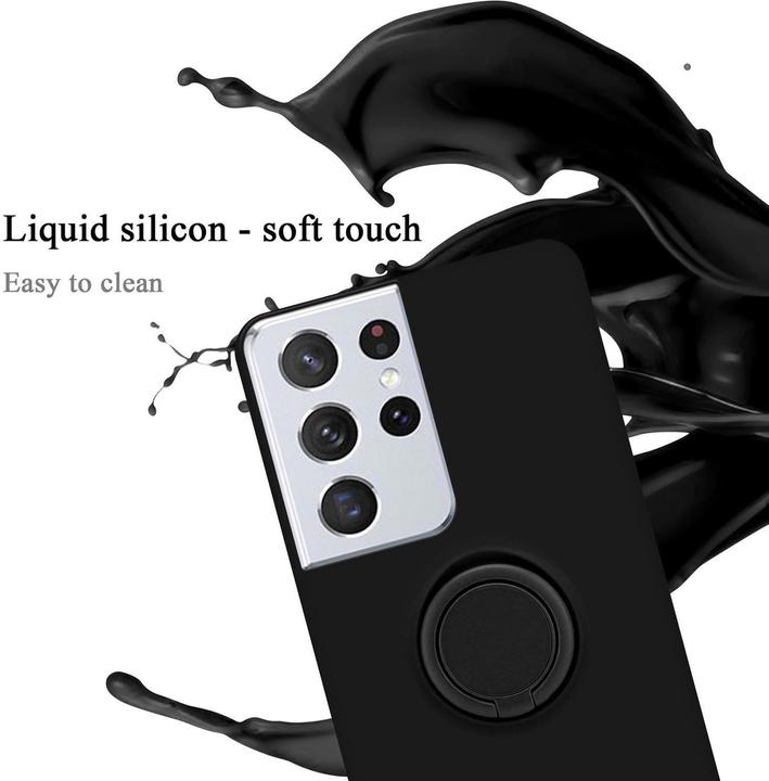 Image du produit Cadorabo TPU Liquid Ring Silicone Case Cover (Samsung Galaxy S21 Ultra)