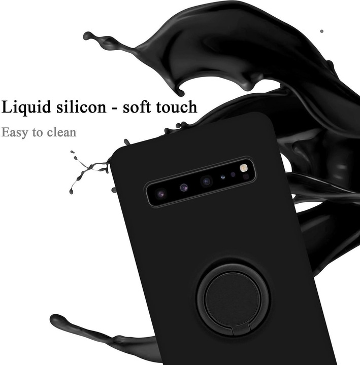 Actual product image Cadorabo TPU Liquid Ring Silicone Case Cover (Samsung Galaxy S10 5G)