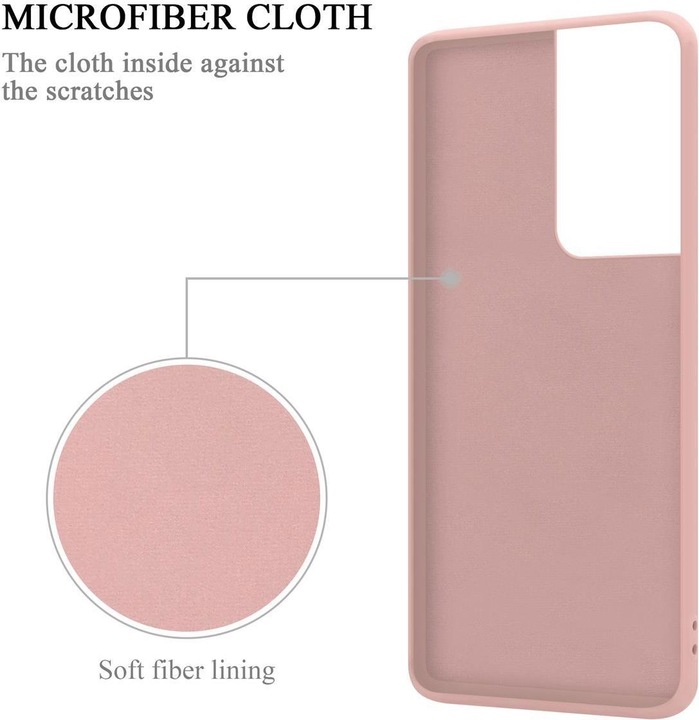 Actual product image Cadorabo TPU Liquid Ring Silicone Case Cover (Samsung Galaxy S21 Ultra)