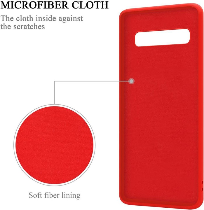 Actual product image Cadorabo TPU Liquid Ring Silicone Case Cover (Samsung Galaxy S10 5G)