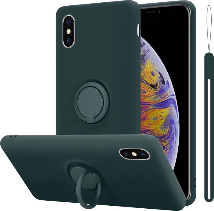 Actual product image Cadorabo TPU Liquid Ring Silicone Case Cover (Apple iPhone XS Max)