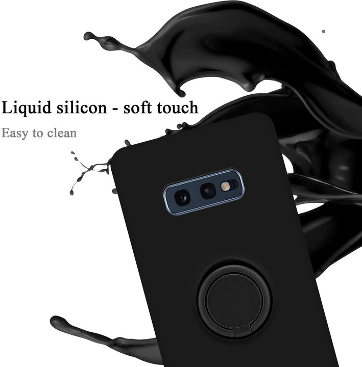 Actual product image Cadorabo TPU Liquid Ring Silicone Case Cover (Samsung Galaxy S10e)