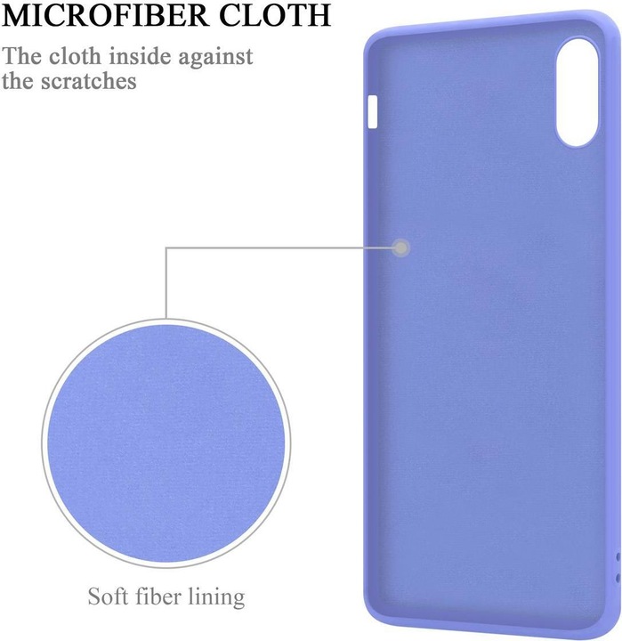 Actual product image Cadorabo TPU Liquid Ring Silicone Case Cover (Apple iPhone XS Max)