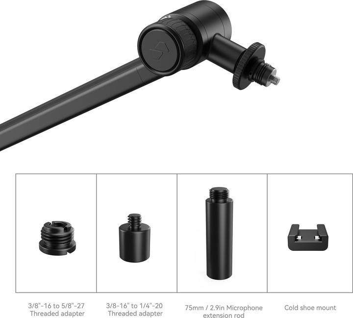 Actual product image SmallRig Microphone Boom Arm Desk Mount 4303
