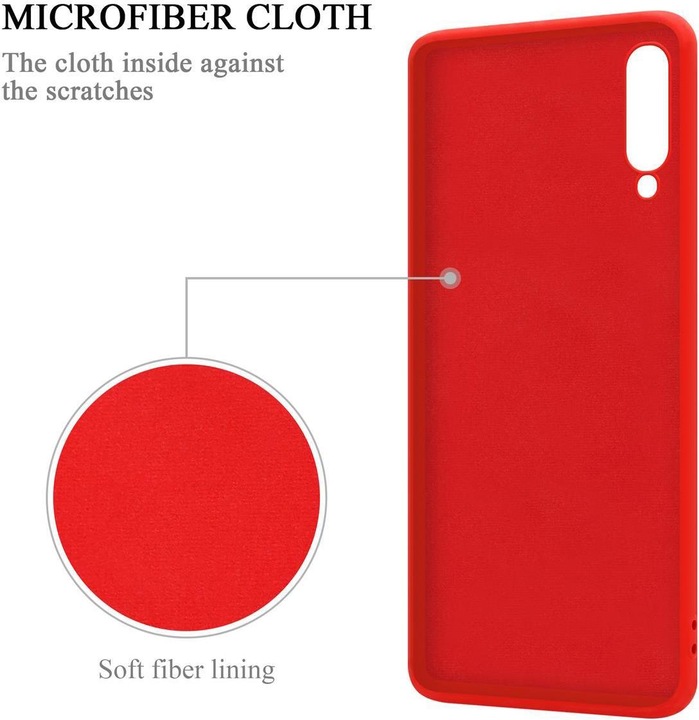 Immagine prodotto Cadorabo Custodia in silicone TPU Liquid Ring Cover (Samsung Galaxy A70S, Samsung Galaxy A70)
