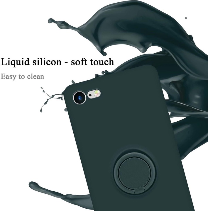 Actual product image Cadorabo TPU Liquid Ring Silicone Case Cover (Apple iPhone 7, Apple iPhone SE (2nd Gen))
