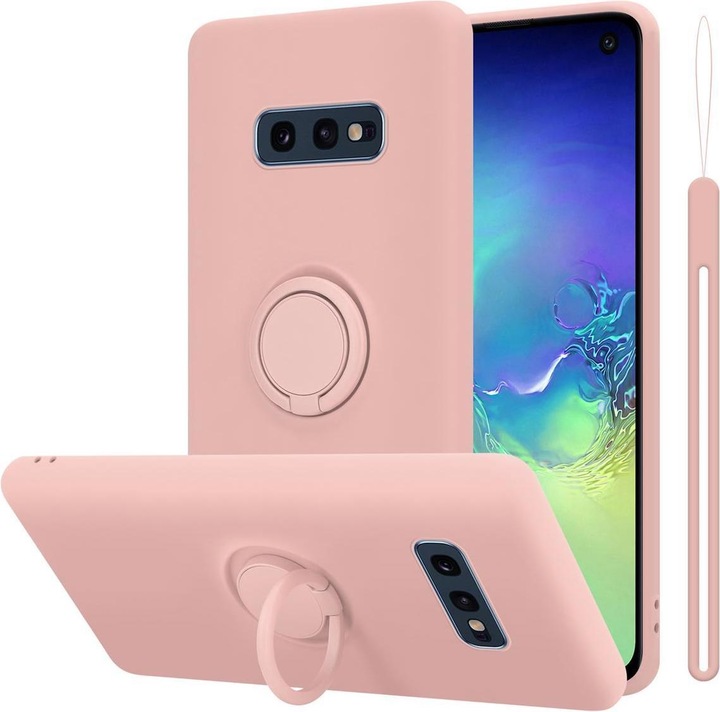 Actual product image Cadorabo TPU Liquid Ring Silicone Case Cover (Samsung Galaxy S10e)