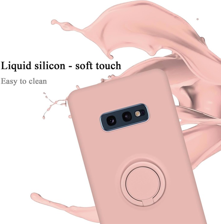 Actual product image Cadorabo TPU Liquid Ring Silicone Case Cover (Samsung Galaxy S10e)