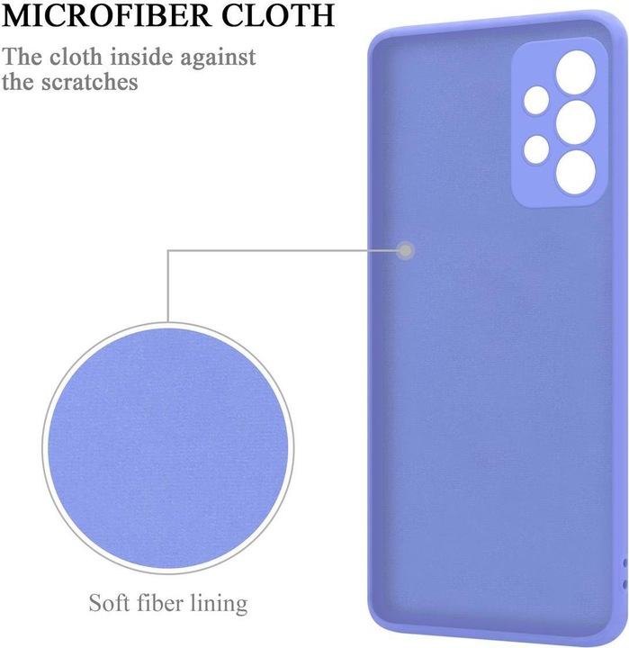 Actual product image Cadorabo TPU Liquid Ring Silicone Case Cover (Samsung Galaxy A52, Samsung Galaxy A52 5G, Samsung Galaxy A52s 5G)