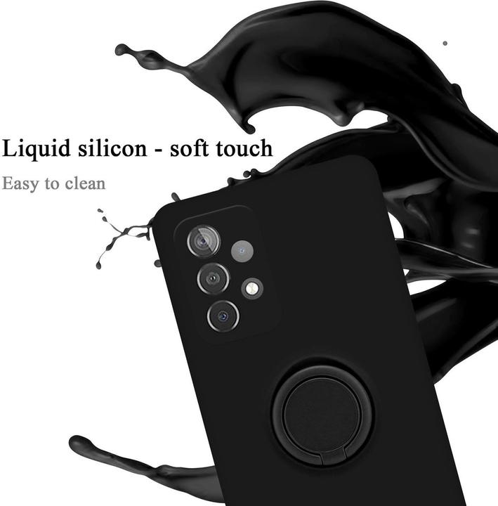 Actual product image Cadorabo TPU Liquid Ring Silicone Case Cover (Samsung Galaxy A52, Samsung Galaxy A52 5G, Samsung Galaxy A52s 5G)