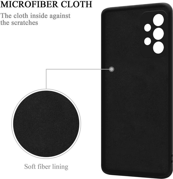 Actual product image Cadorabo TPU Liquid Ring Silicone Case Cover (Samsung Galaxy A52, Samsung Galaxy A52 5G, Samsung Galaxy A52s 5G)