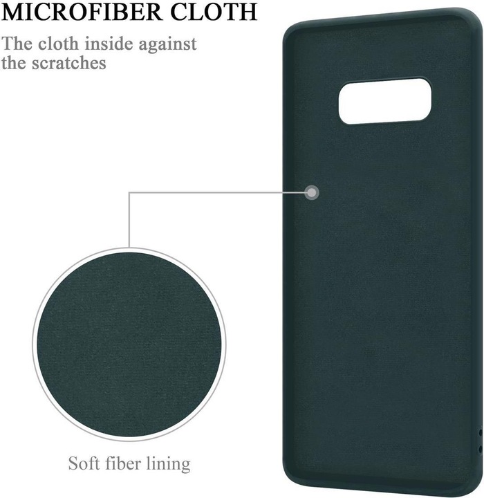 Actual product image Cadorabo TPU Liquid Ring Silicone Case Cover (Samsung Galaxy S10e)