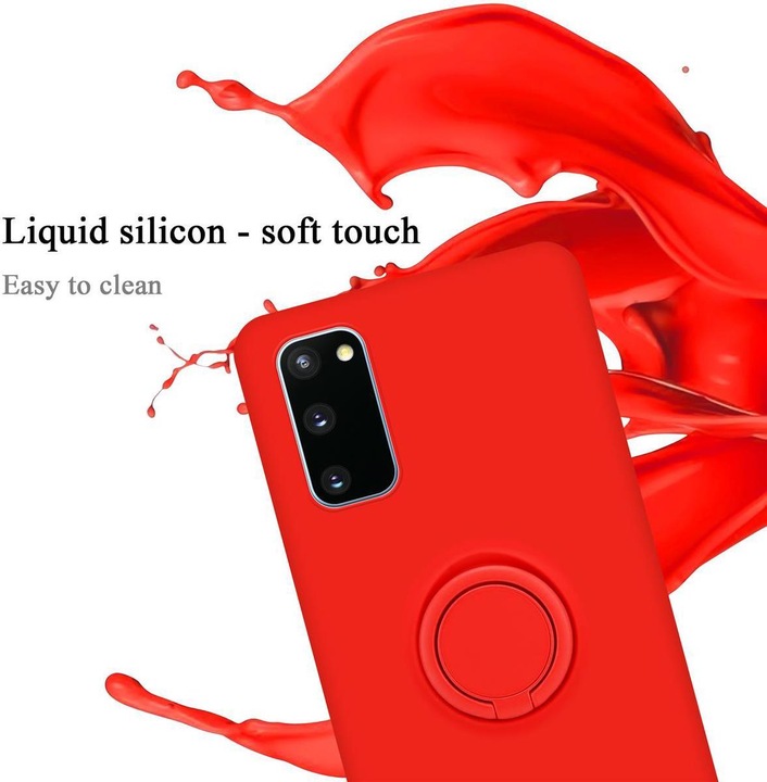 Actual product image Cadorabo TPU Liquid Ring Silicone Case Cover (Samsung Galaxy S20 FE)