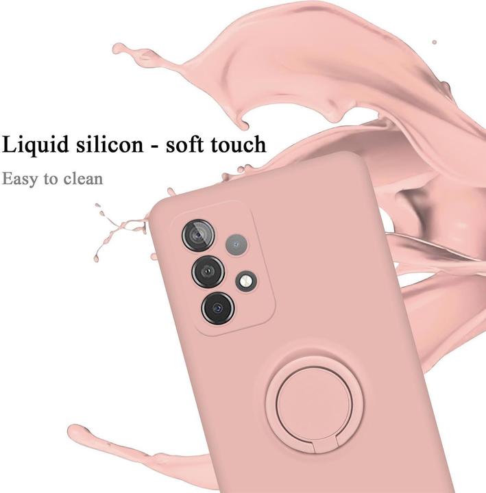 Image du produit Cadorabo TPU Liquid Ring Silicone Case Cover (Samsung Galaxy A52, Samsung Galaxy A52 5G, Samsung Galaxy A52s 5G)