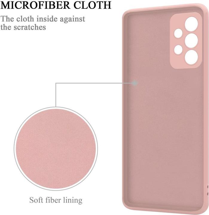 Image du produit Cadorabo TPU Liquid Ring Silicone Case Cover (Samsung Galaxy A52, Samsung Galaxy A52 5G, Samsung Galaxy A52s 5G)
