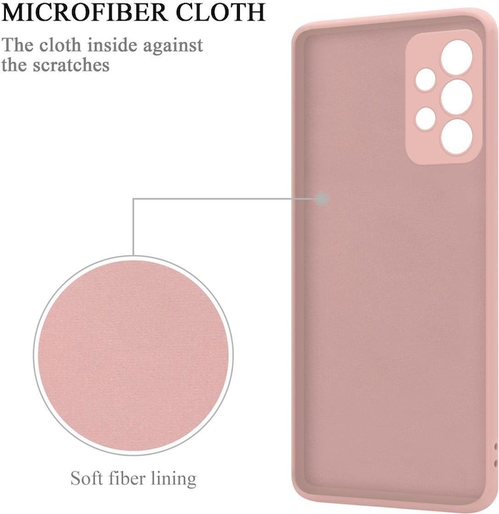 Actual product image Cadorabo TPU Liquid Ring Silicone Case Cover (Samsung Galaxy A52, Samsung Galaxy A52 5G, Samsung Galaxy A52s 5G)