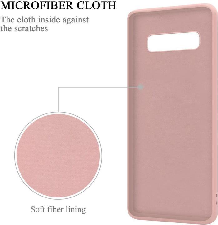 Actual product image Cadorabo TPU Liquid Ring Silicone Case Cover (Samsung Galaxy S10)