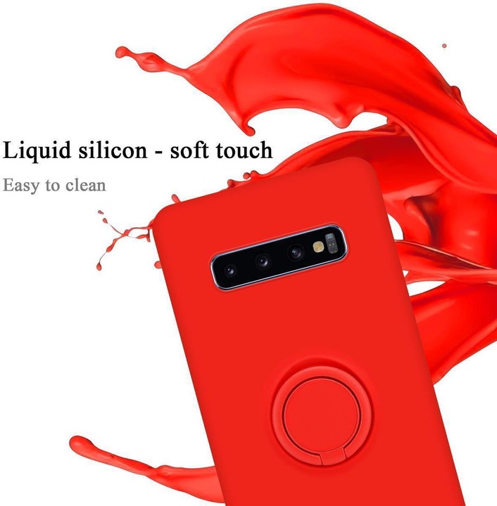 Actual product image Cadorabo TPU Liquid Ring Silicone Case Cover (Samsung Galaxy S10)
