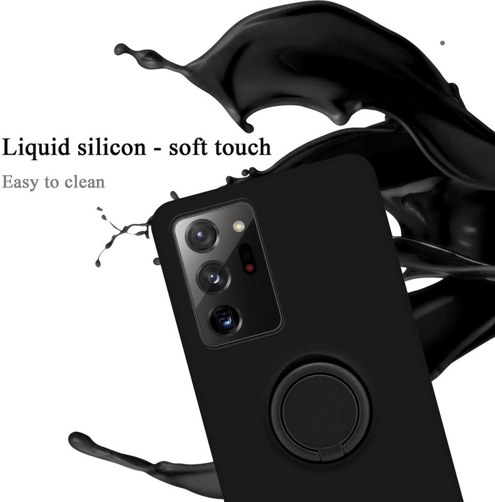 Actual product image Cadorabo TPU Liquid Ring Silicone Case Cover (Samsung Galaxy Note 20 Ultra)