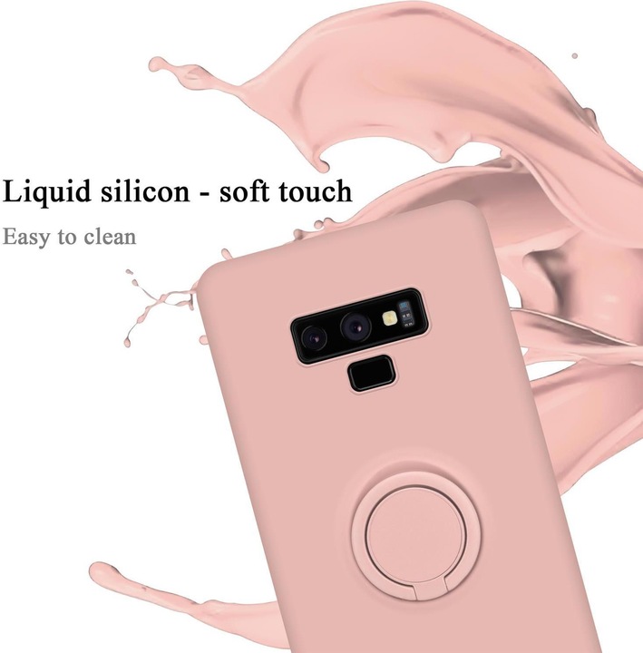 Actual product image Cadorabo TPU Liquid Ring Silicone Case Cover (Samsung Galaxy Note 9)