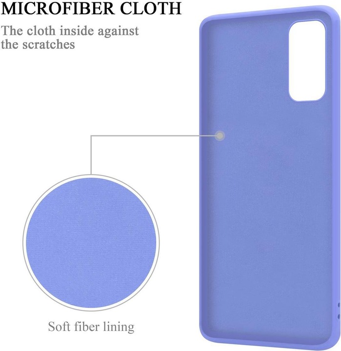Actual product image Cadorabo TPU Liquid Ring Silicone Case Cover (Samsung Galaxy S20 FE)