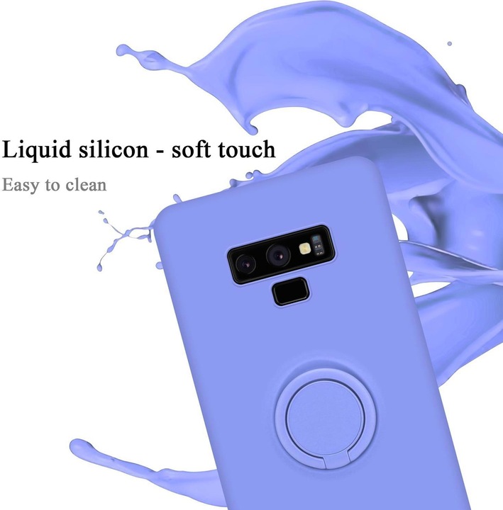 Immagine prodotto Cadorabo Custodia in silicone TPU Liquid Ring Cover (Samsung Galaxy Note 9)