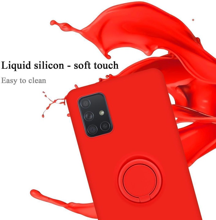 Actual product image Cadorabo TPU Liquid Ring Silicone Case Cover (Samsung Galaxy A71)