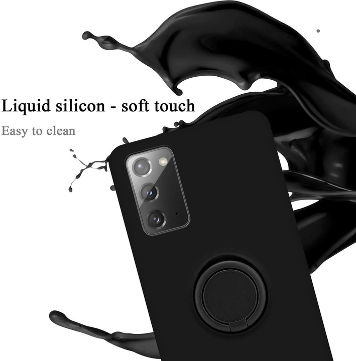 Actual product image Cadorabo TPU Liquid Ring Silicone Case Cover (Samsung Galaxy Note 20)