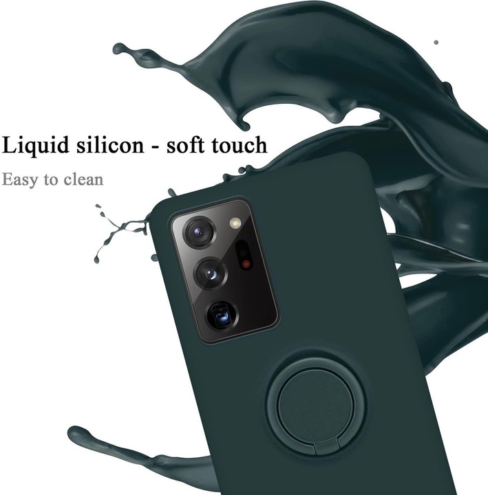 Actual product image Cadorabo TPU Liquid Ring Silicone Case Cover (Samsung Galaxy Note 20 Ultra)