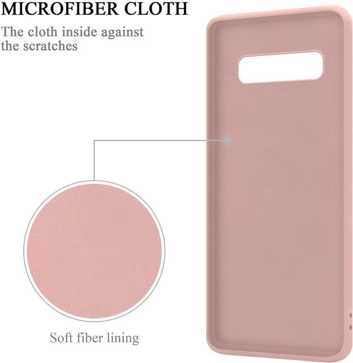 Actual product image Cadorabo TPU Liquid Ring Silicone Case Cover (Samsung Galaxy S10)